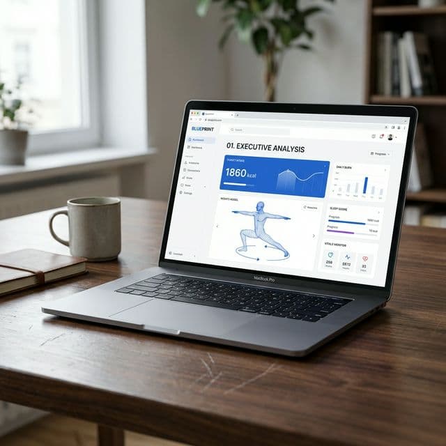 Blueprint Laptop Dashboard